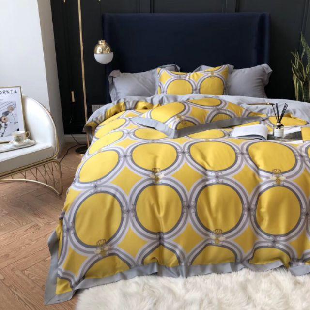 Bộ chăn ga gối lụa tencel 4 món cao cấp