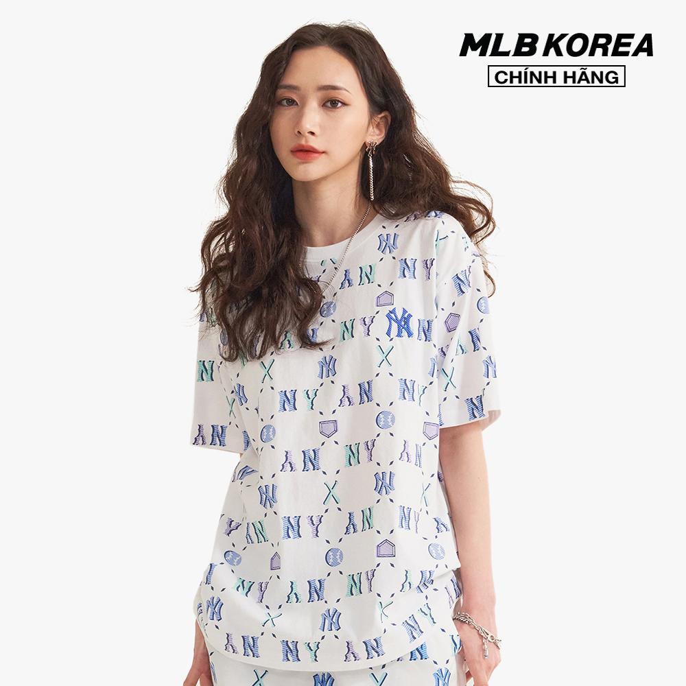 MLB - Áo thun cổ tròn ngắn tay Summer Color Monogram 3ATSM5023