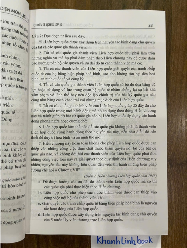 Sách - Tổng Ôn Toàn Diện Môn Lịch Sử (Chương Trình Mới)