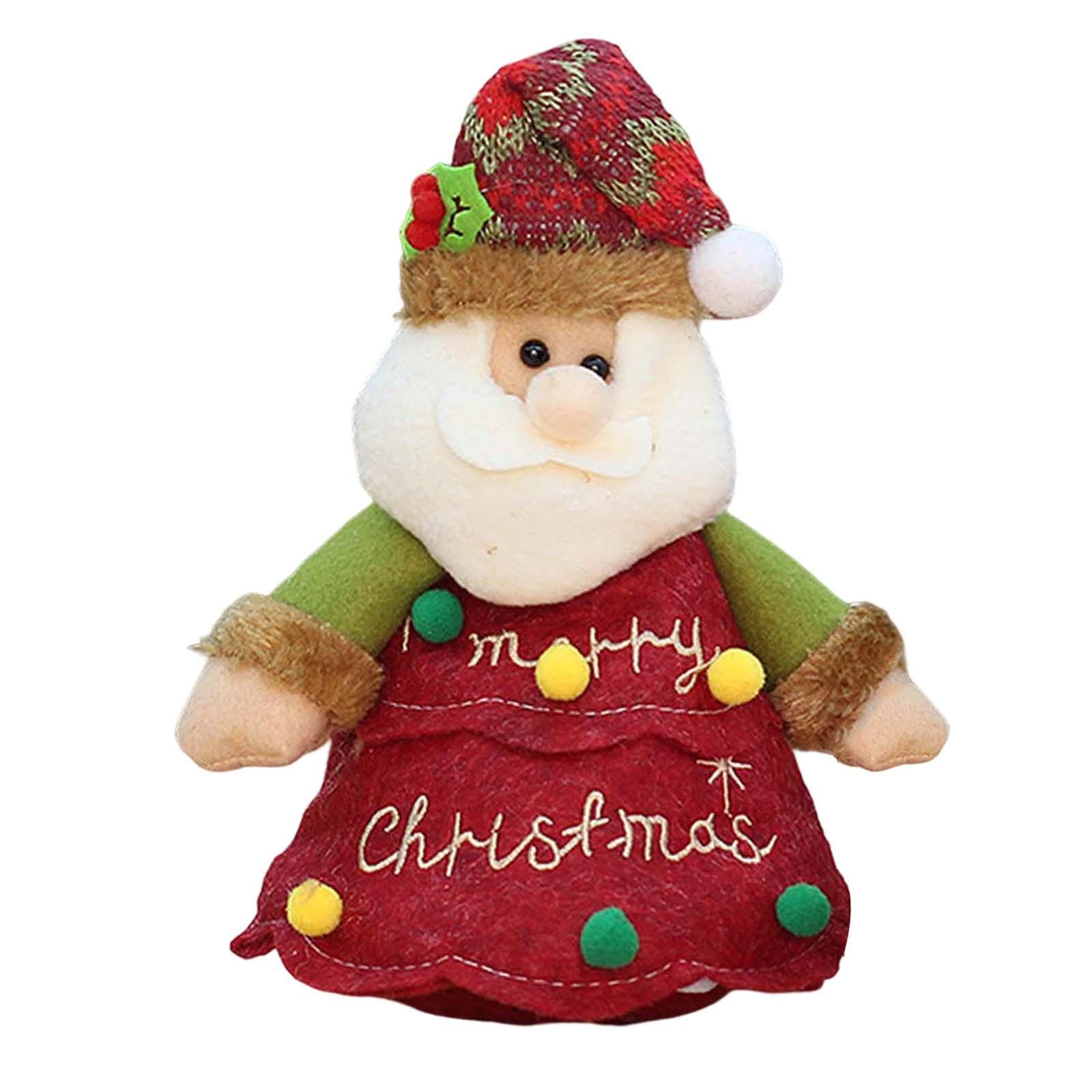 Cute Fabric Gift Bags Accessory Christmas Tree Decorations for Table Tree