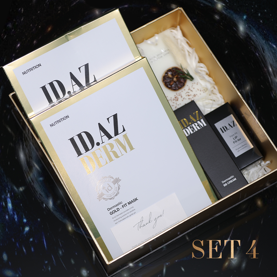 Set quà tặng 20/10 gồm son dưỡng căng mọng + mặt nạ trẻ hóa + nến thơm+ hộp quà thiết kế