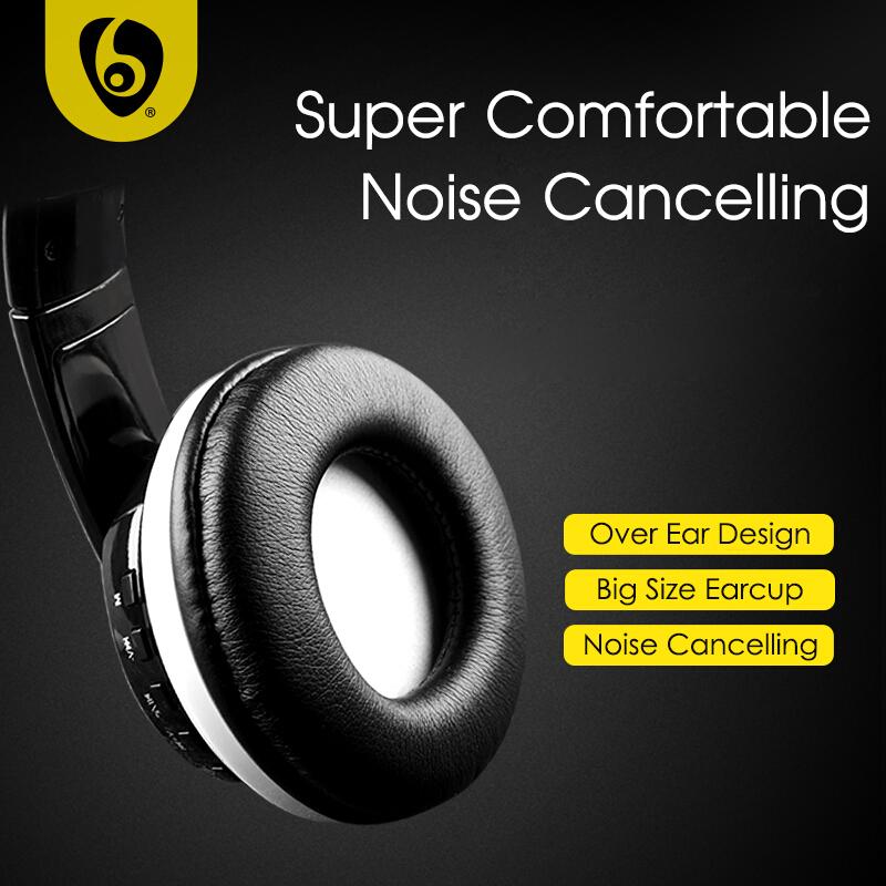 Trên Tai Bass Tai Nghe Stereo Bluetooth Tai Nghe Không Dây Hỗ Trợ Thẻ Micro SD Đài Phát Thanh Micro