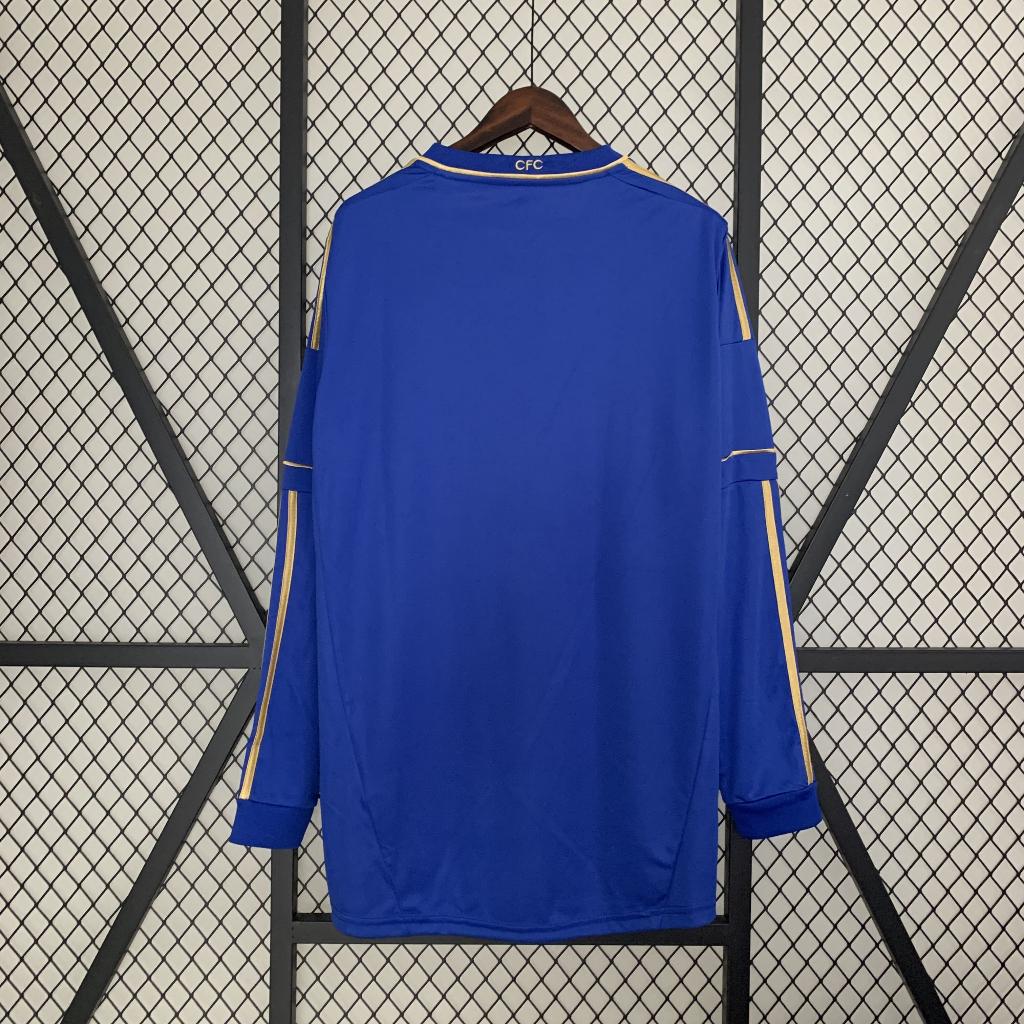 Áo Bóng Đá Retro Chelsea 2012 Dài Tay - Sân Nhà bản cao cấp vải Cotton Polyester