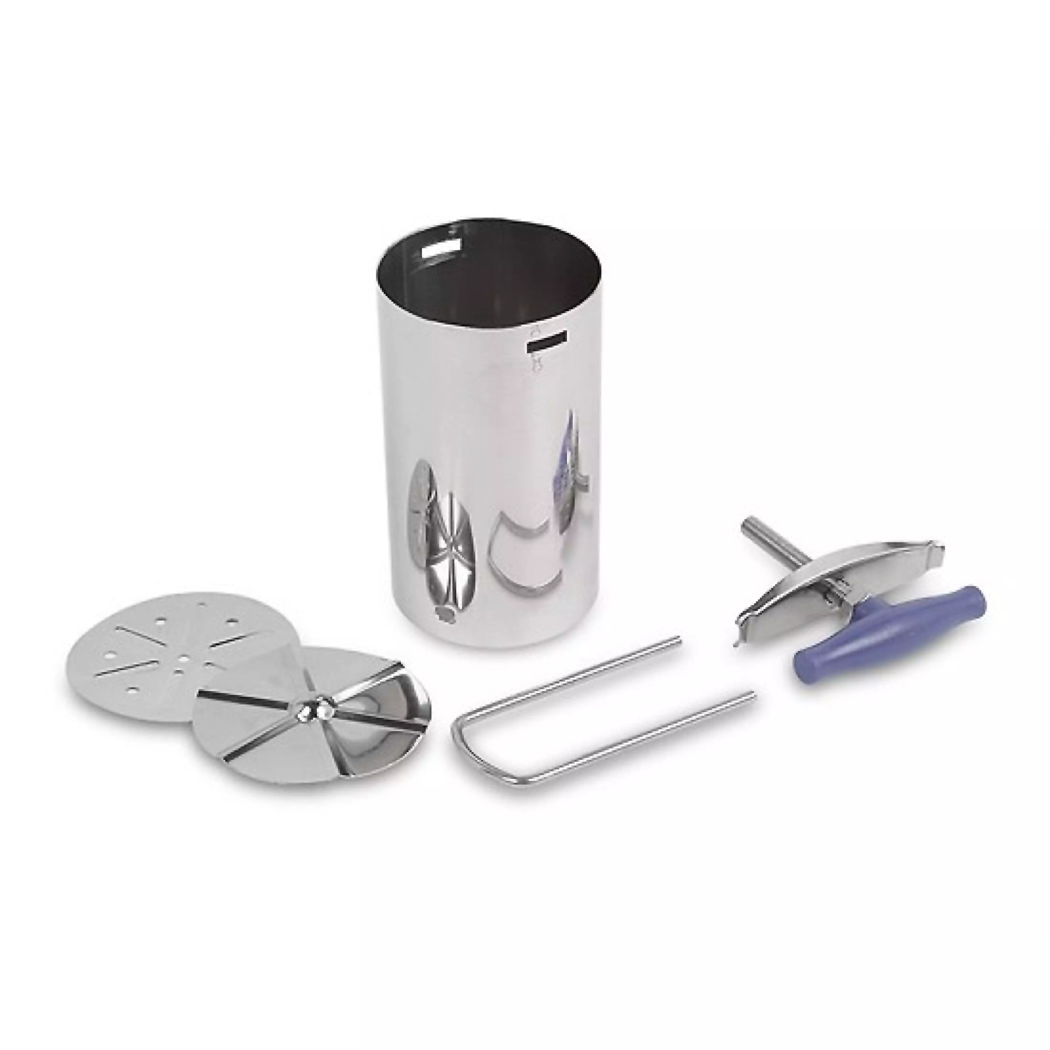 Khuôn làm giò xào inox, khuôn giò inox tiện dụng, khuôn ép giò xào, dụng cụ làm giò loại 1KG