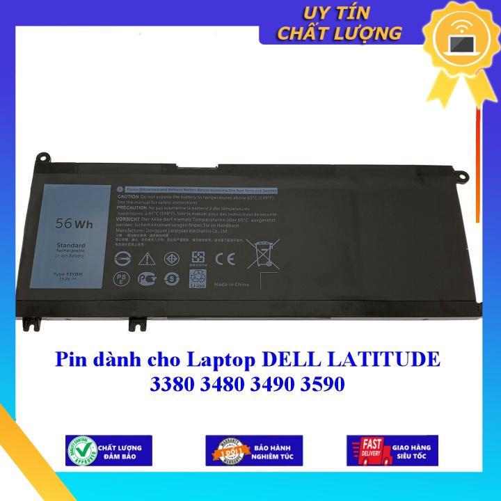 Pin dùng cho Laptop DELL LATITUDE 3380 3480 3490 3590 - Hàng Nhập Khẩu New Seal