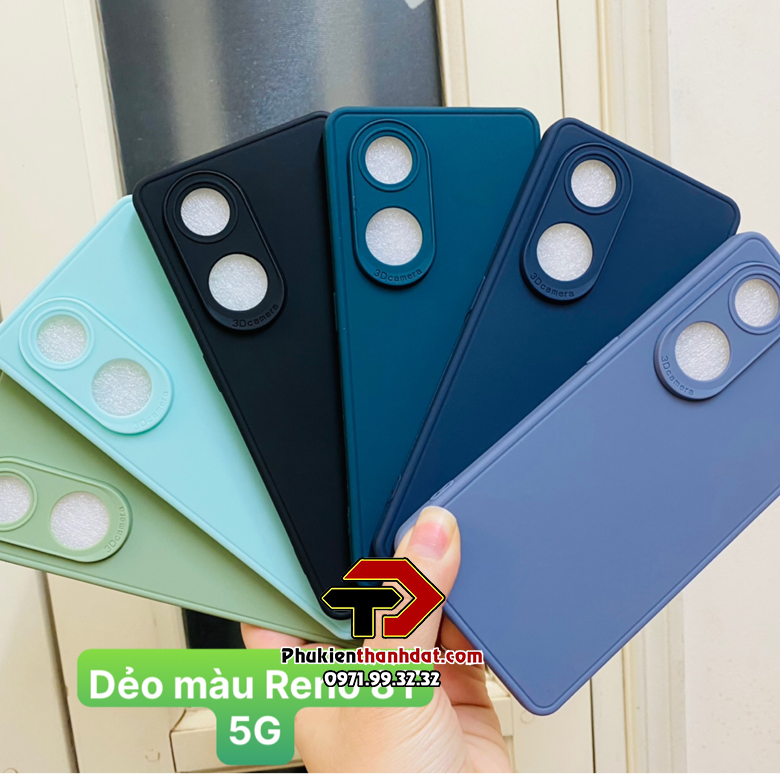 Ốp lưng 3D Camera cho OPPO Reno8 T 5G silicone dẻo bảo vệ camera sau