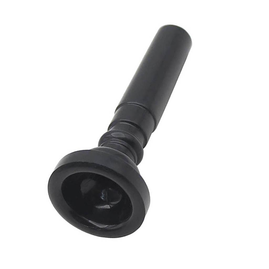 2X ABS  Trumpet Mouthpiece for Trumpet Accessories Black