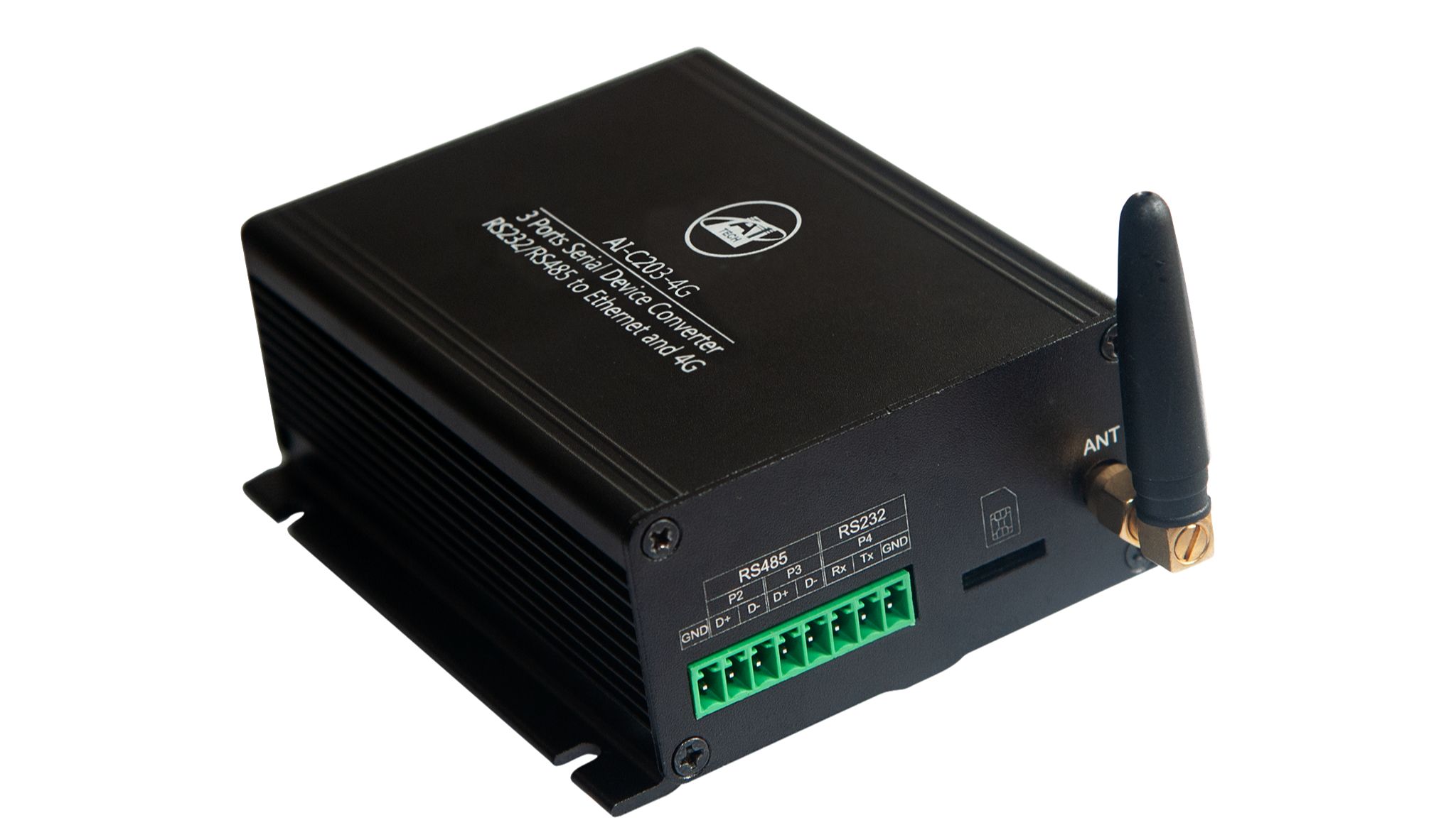Bộ chuyển đổi tín hiệu RS232 RS485 sang Ethernet DÙNG SÓNG 4G - Hàng Chính hãng AITECH