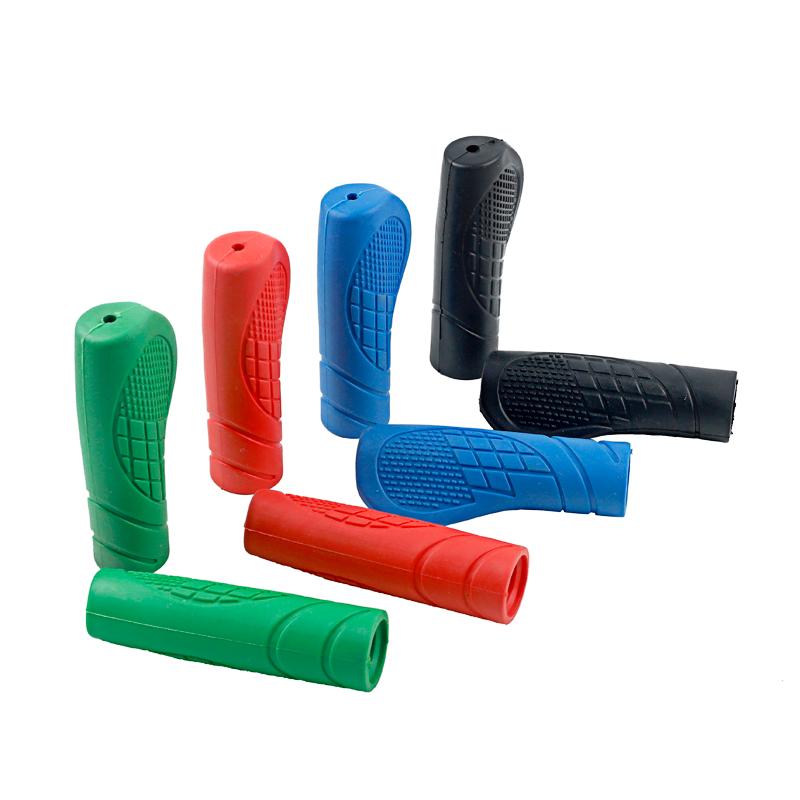 Đối với kugoo m4 màu sắc khác nhau xe tay ga điện tay tay cầm cố định thiết bị chống trượt cao su chống trượt Color: red
