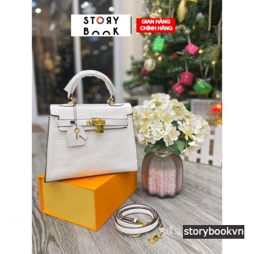 Túi xách tay dáng h.m size 19, 21 ,25 túi đeo chéo nữ tặng kèm khăn full box cực xinh