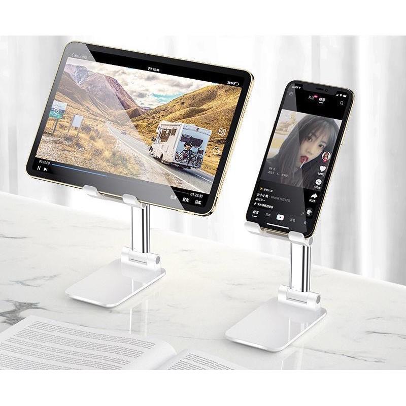 Giá đỡ điện thoại, máy tính bảng để bàn tiện dụng có thể gấp gọn