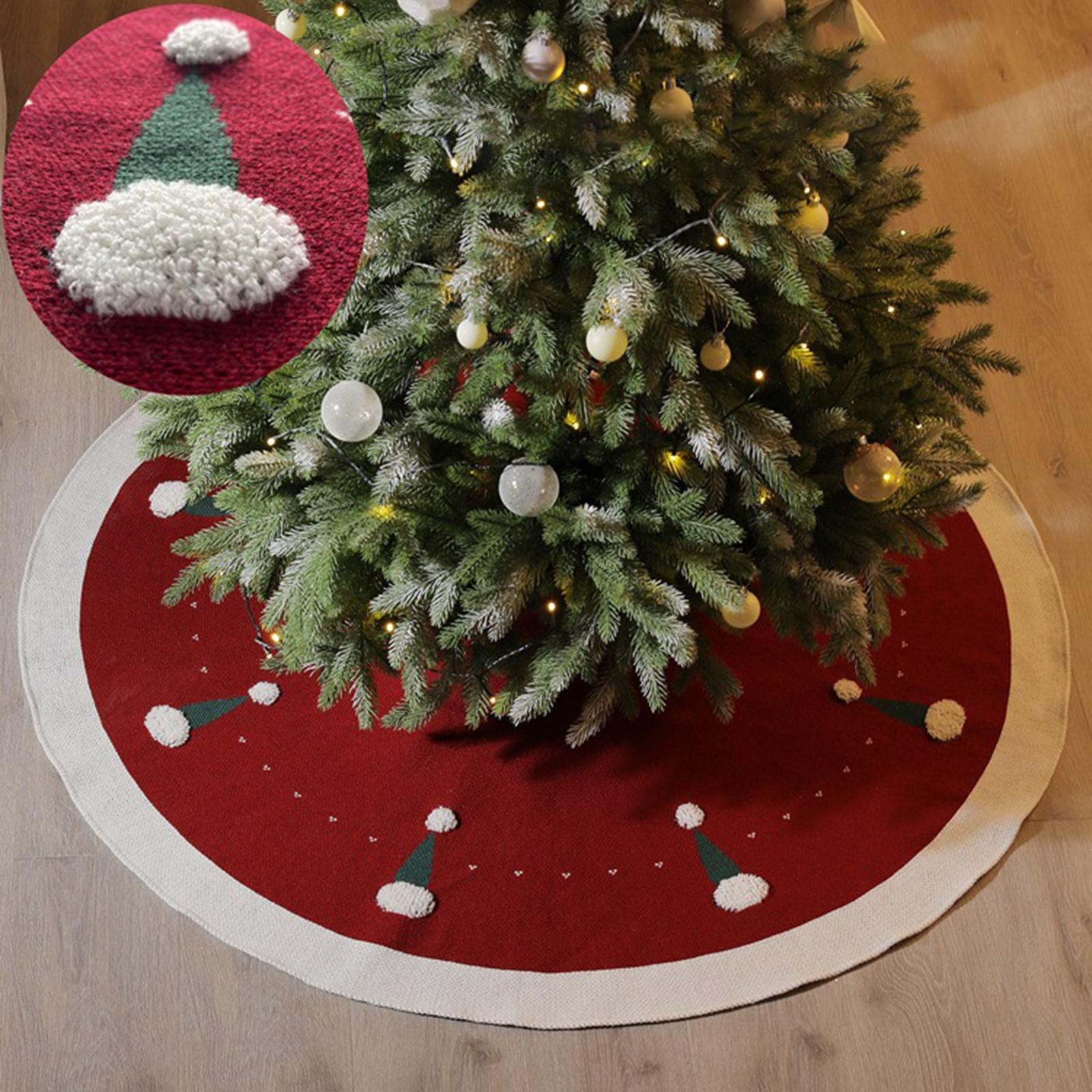 Christmas Tree Skirt 48'' Round Farmhouse Decor for Farmhouse Garden Wedding