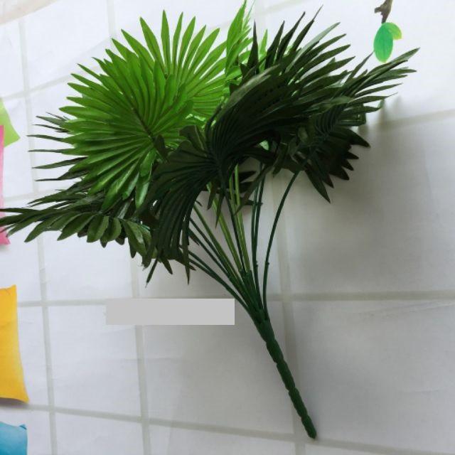 Cây Cọ Cây Vạn Tuế Cao 35cm, 18 nhánh - Cây Gỉa trang trí hàng rào, tường cỏ