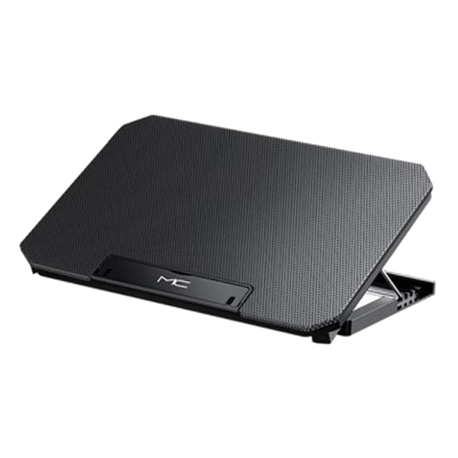 Slim Portable USB Powered 15.6"-17" Notebook Laptop Cooler Cooling Pad Stand 2 Fans 2 USB Ports Black