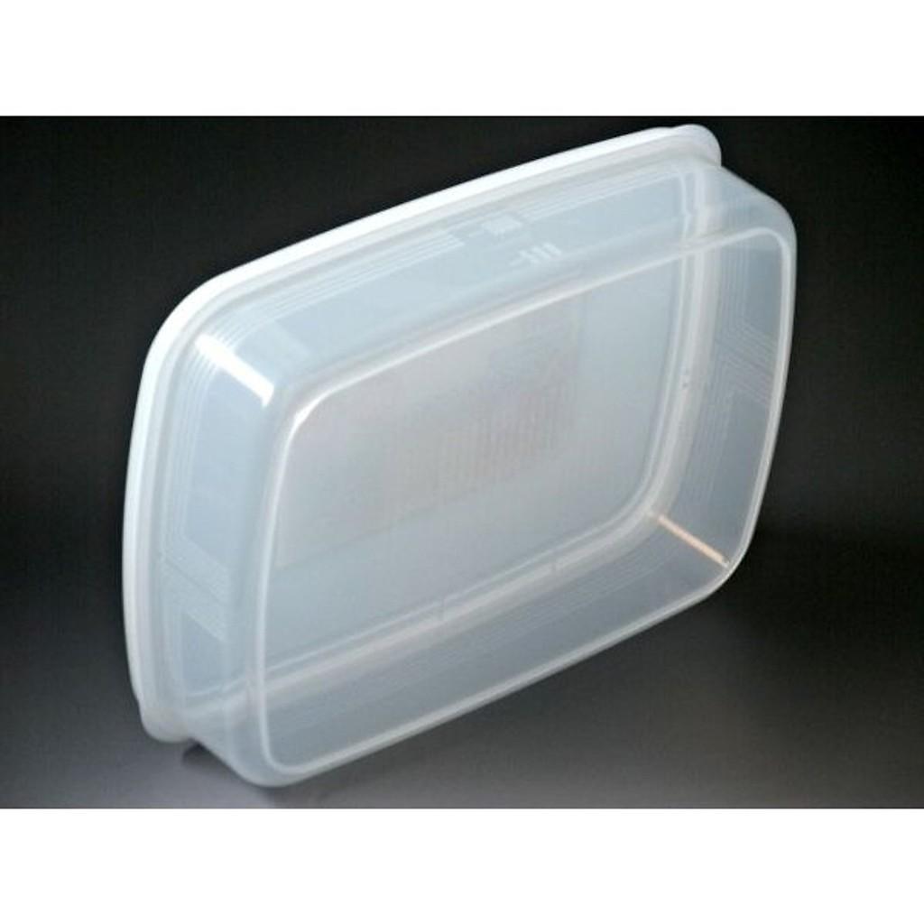 Bộ 2 hộp bảo quản thực phẩm ngăn đông và ngăn mát cỡ lớn 2,6L Nội địa Nhật Bản