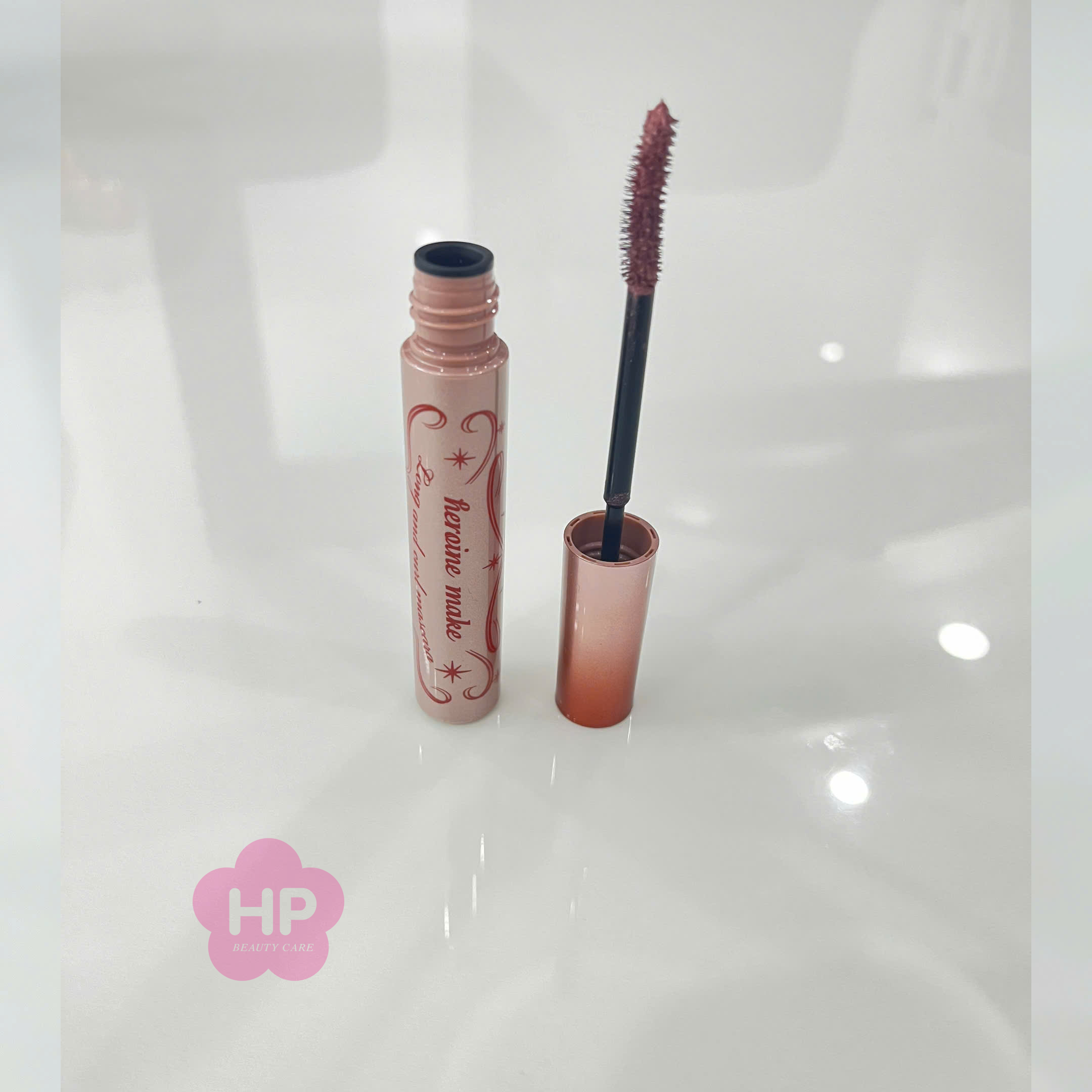 Mascara Dạng Màng Film Giúp Nâng Cong Và Dài Mi Kissme Heroine Make Long &amp; Curl Mascara Advanced Film 6G ( Màu Đồng Ánh Hồng )