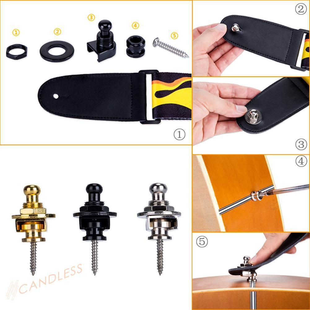 Set 2 Nút Dây Đeo Đàn Guitar