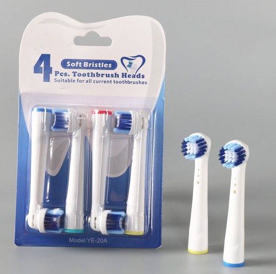 Bộ 4 Đầu Bàn Chải đánh răng điện cho mọi loại máy Braun Oral–B – Cho răng nhạy cảm, răng yếu, lợi đau, sợi mềm - Xuất xứ: Anh