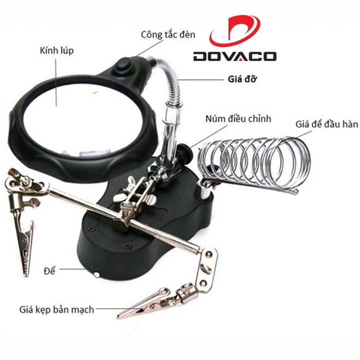 Kính lúp để bàn có đèn hỗ trợ hàn mạch V1