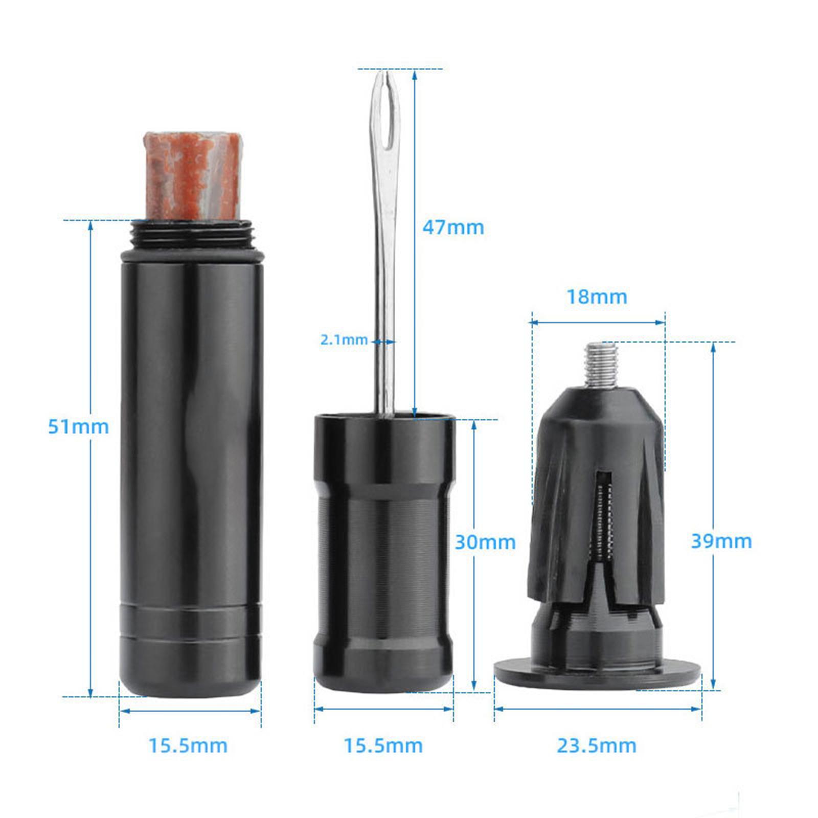 Tubeless Tire Repair Kit Handlebar Insert Tool Set for Mountain Bike