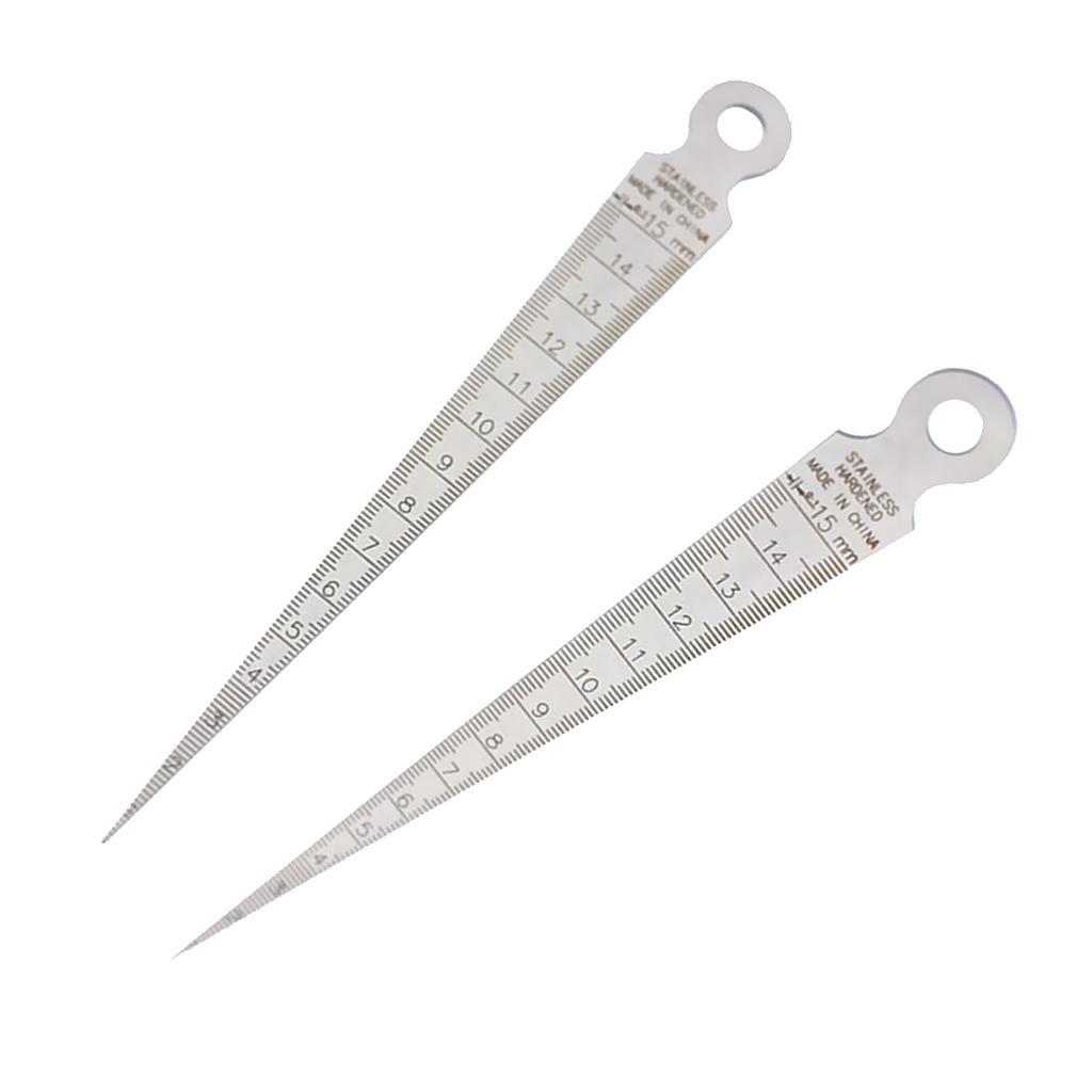 1.3mm Taper Welding Gauge Gage ruler Test Welder Thickness Hole Gap meaure