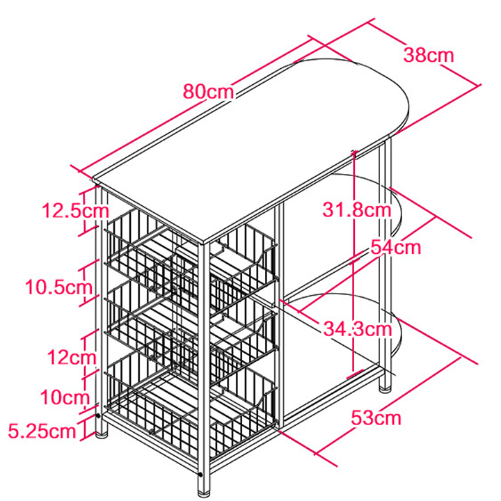 Kệ Để Lò Vi Sóng, Nồi Cơm Điện D447