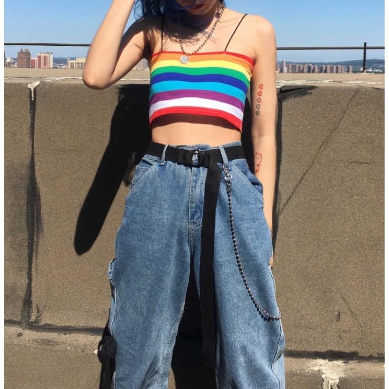 Croptop cầu vồng