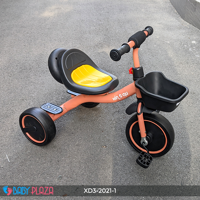 Xe đạp 3 bánh cho bé BABY PLAZA XD3-2021-1 có nhạc