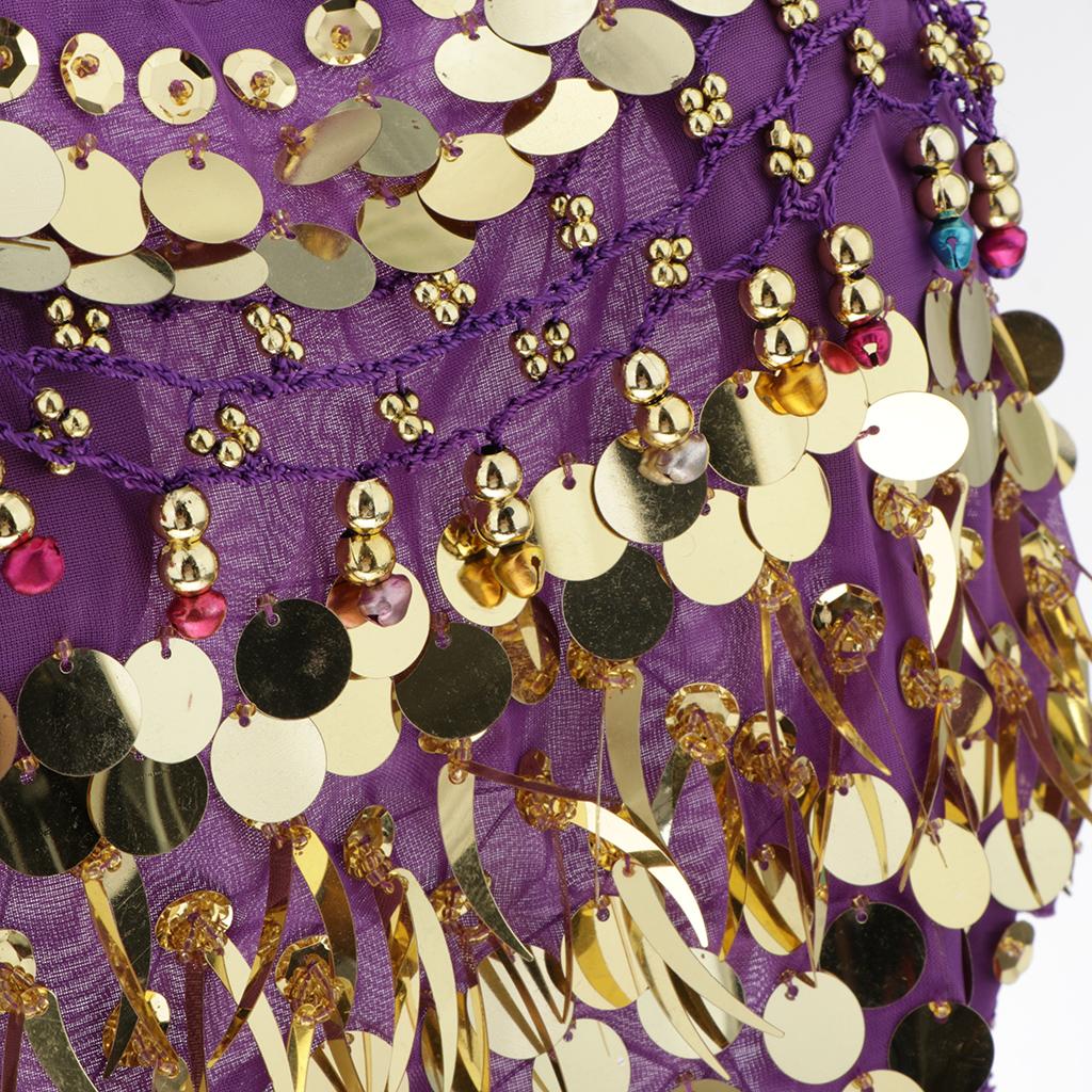 Trang Phục Belly Dance Bra Halter Top Trang Phục Biểu Diễn Sequin