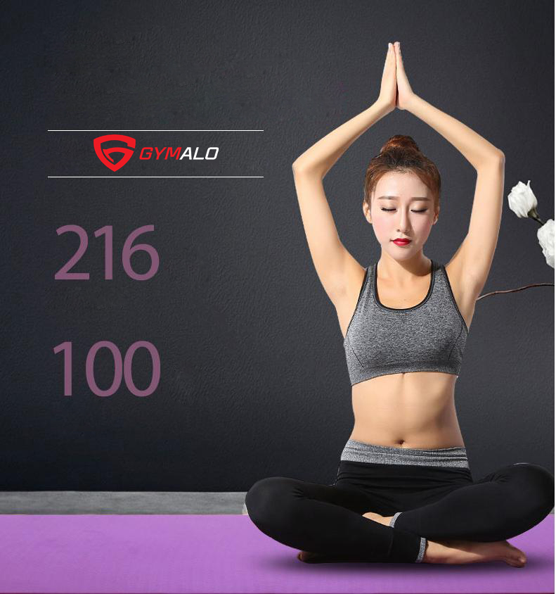 Thảm Yoga 2 Lớp - Vật dụng không thể thiếu mỗi khi tập Yoga - Mẫu mã mới với 2 lớp xốp chắc chắn, sử dụng lâu bền