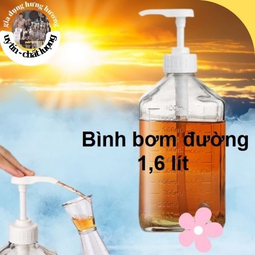 Bình bơm Siro nhựa