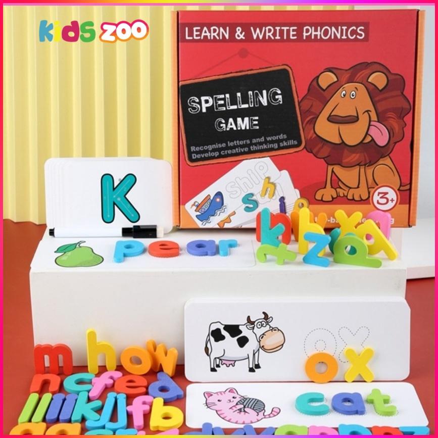 đồ chơi thông minh spelling game ghép chữ tiếng anh cho bé