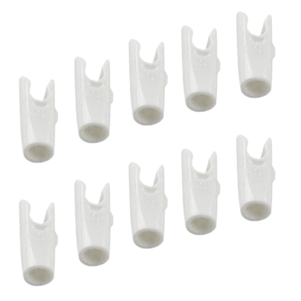 10 Pieces Plastic Arrow Nocks For Archery Hunting Shooting Outdoor Sports - Choice of 4 Colors