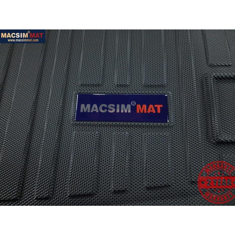 Thảm lót cốp xe ô tô LANDROVER Velar (2017-đến nay)nhãn hiệu Macsim chất liệu TPV cao cấp màu đen (272)
