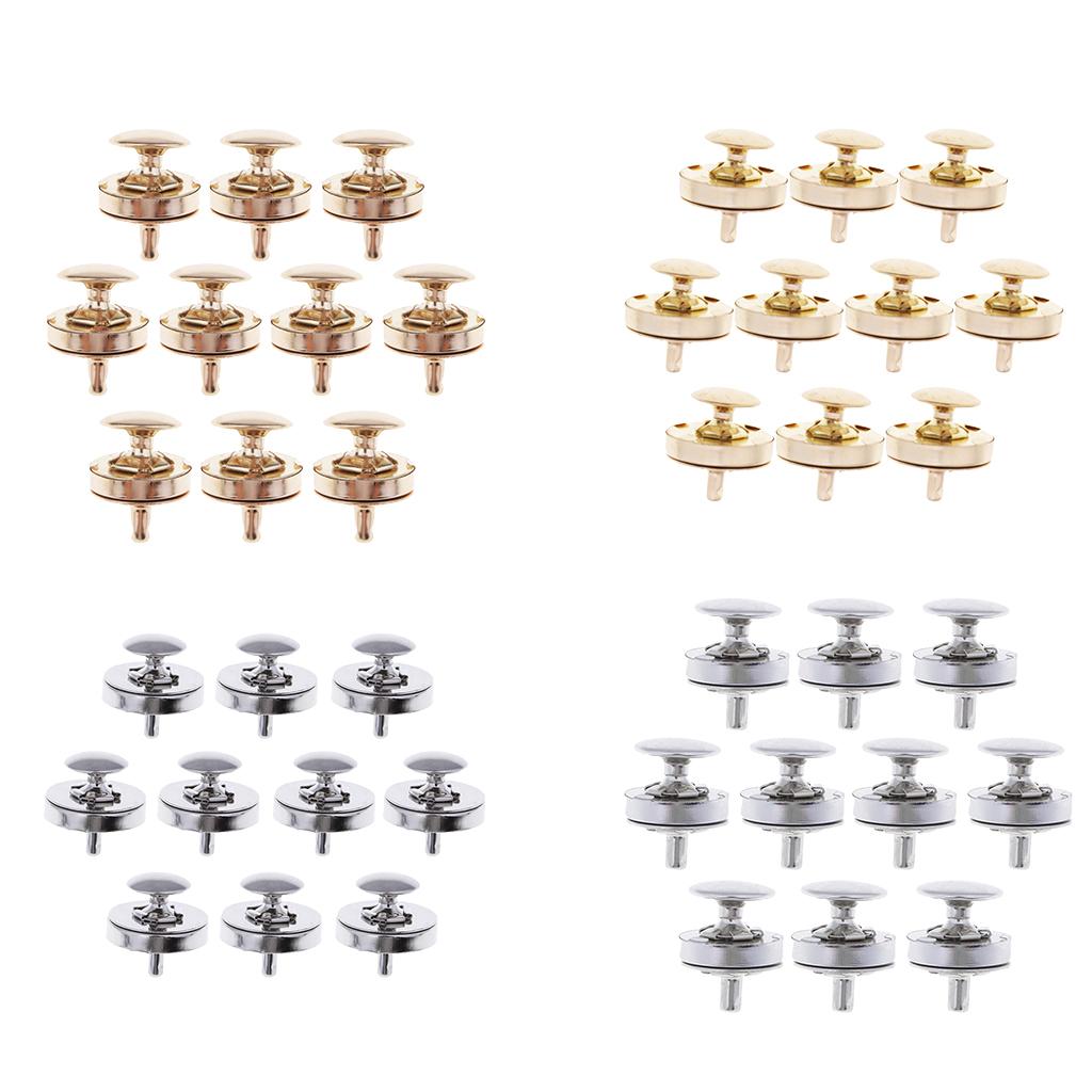 10 Bộ Nail Hai Mặt Nút Từ Tính Chốt Khóa Chốt