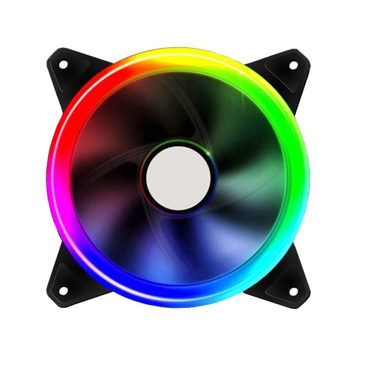 Fan Case V202 LED Tròn 2 Mặt (Double Circle ) - JL - HÀNG CHÍNH HÃNG