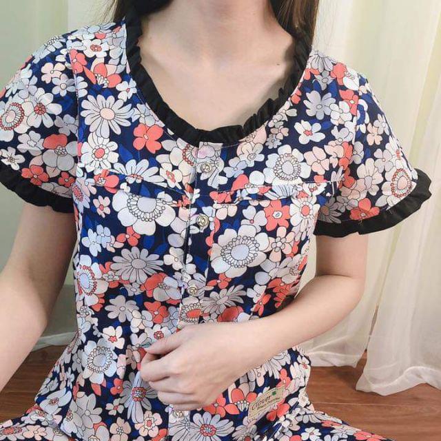 Quần áo mặc nhà đẹp rẻ 2 màu ảnh thật
