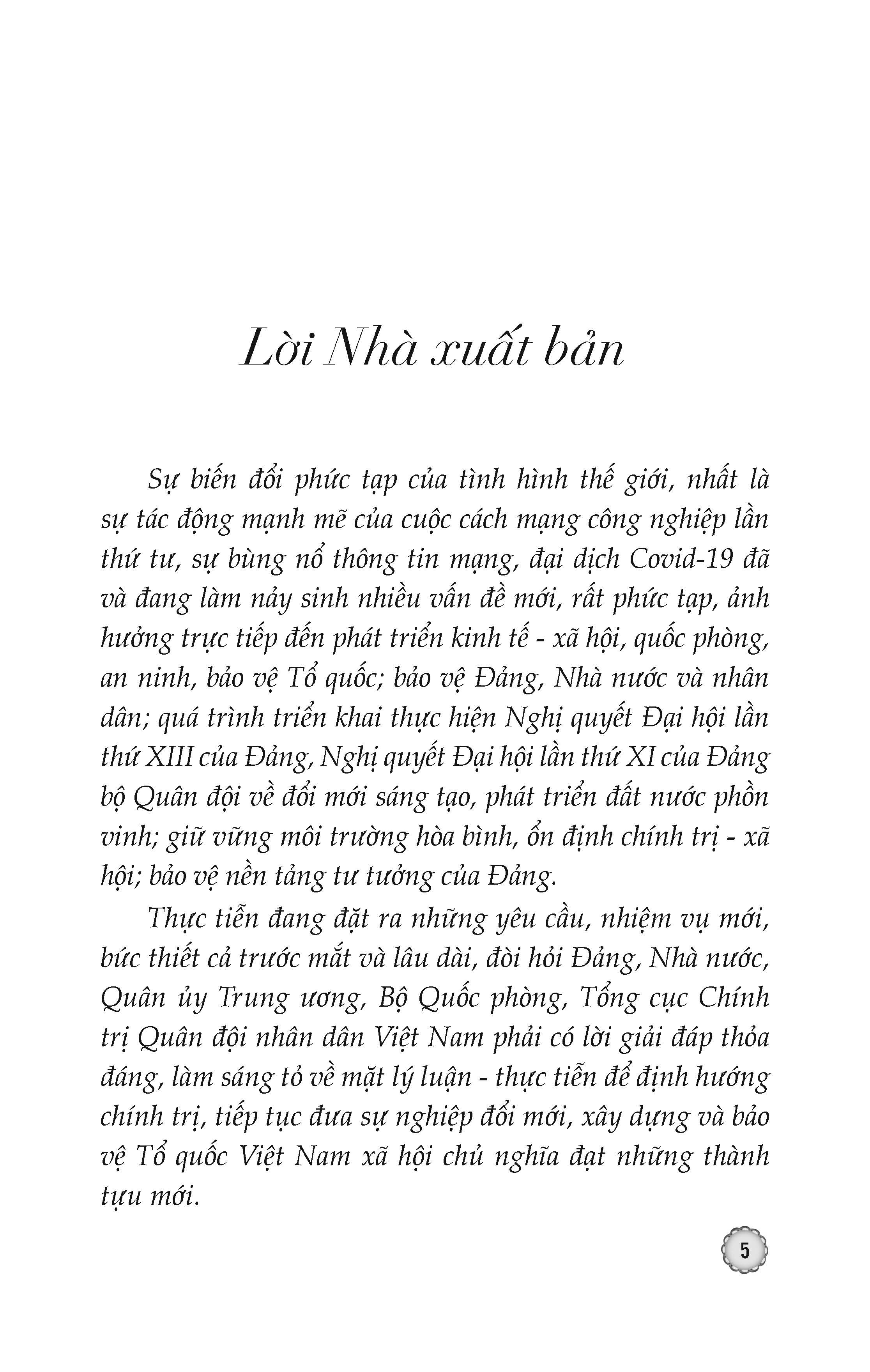 Bảo Vệ Nền Tảng Tư Tưởng Của Đảng Tiếng Gọi Từ Trái Tim, Mệnh Lệnh Của Cuộc Sống