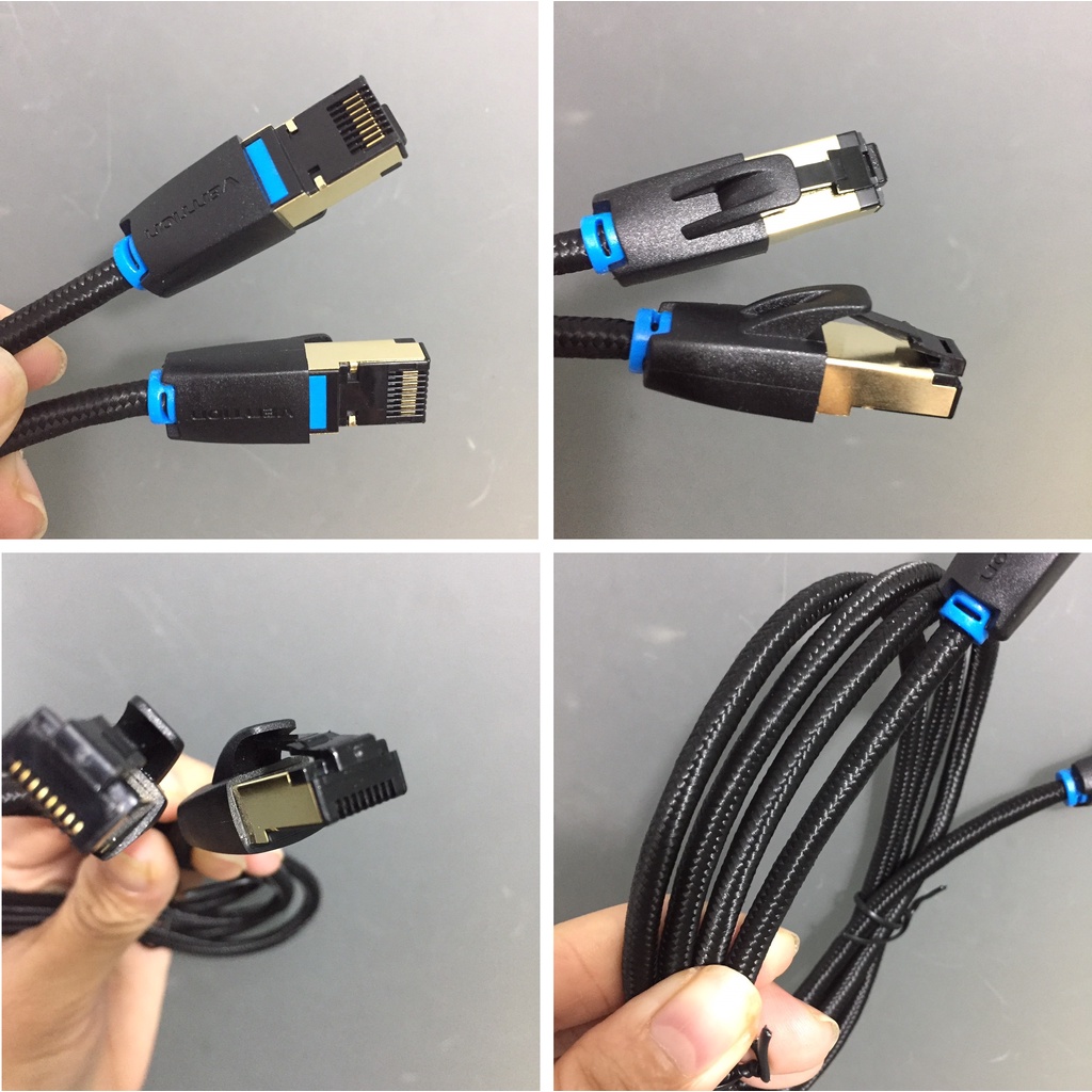 Dây cáp mạng LAN CAT8 SFTP dây dù Vention Series IKG / IKA _ Hàng chính hãng