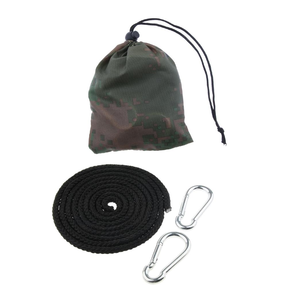 Backyard  Hammock  Tree  Hanging  Carabiner  Round  Ropes  Guy