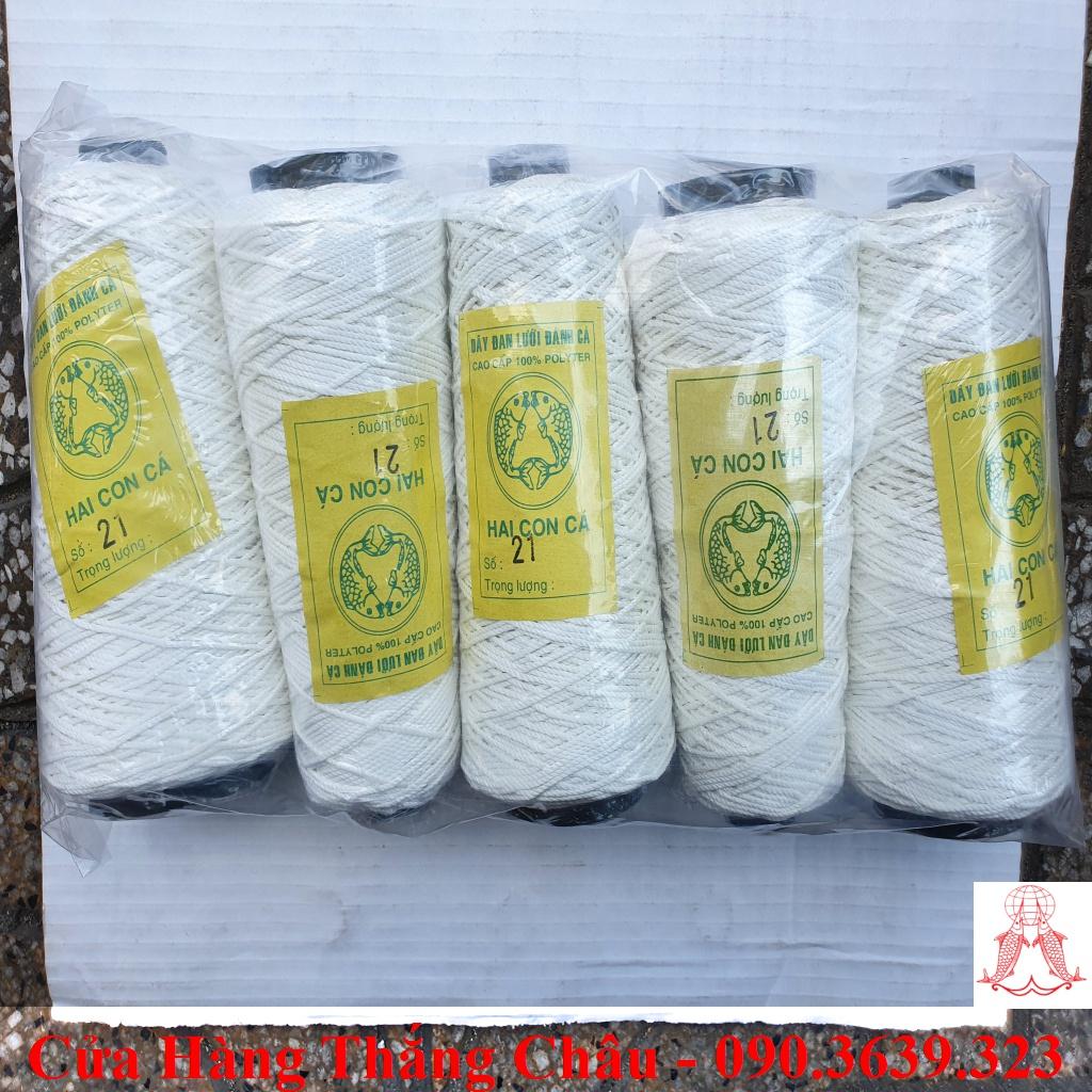 Chỉ Hai Con Cá - 1 Cuộn Nhợ Thợ Hồ Xây Dựng, Thả Diều, Cuốn Thịt, Cột Thịt