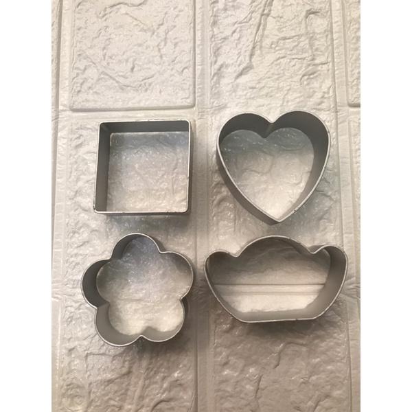 1 Khuôn bánh quy khuôn cắt bánh cookie cutter nhôm ngoại nhập cao cấp