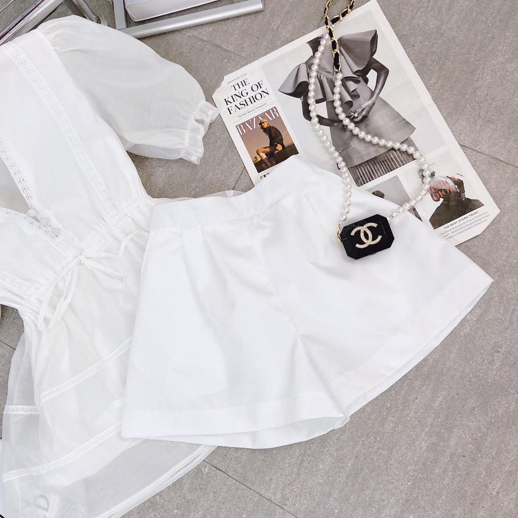 SET ÁO PEPLUM BO EO + SHORT