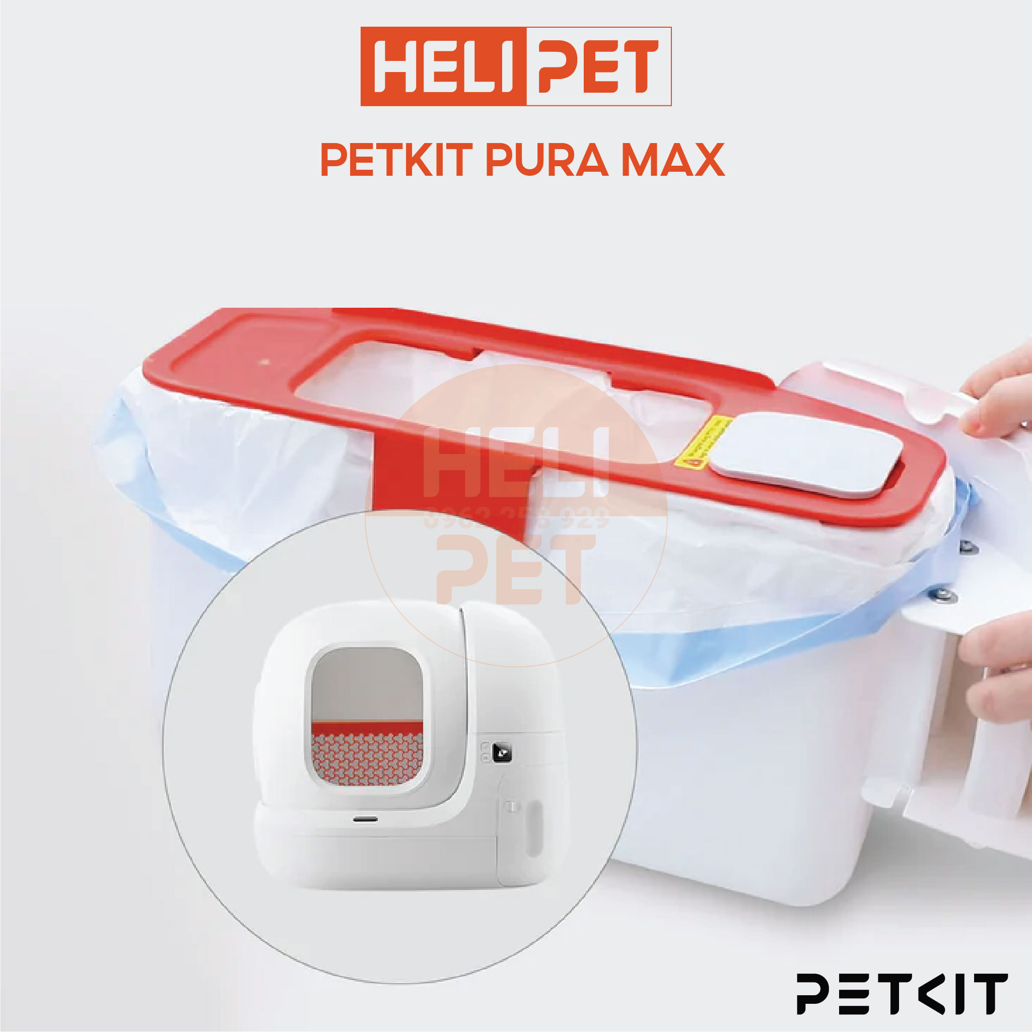 Túi Đựng Rác Dùng Cho Máy Vệ Sinh Tự Động Cho Mèo Pura X và Pura Max Petkit- HeLiPet