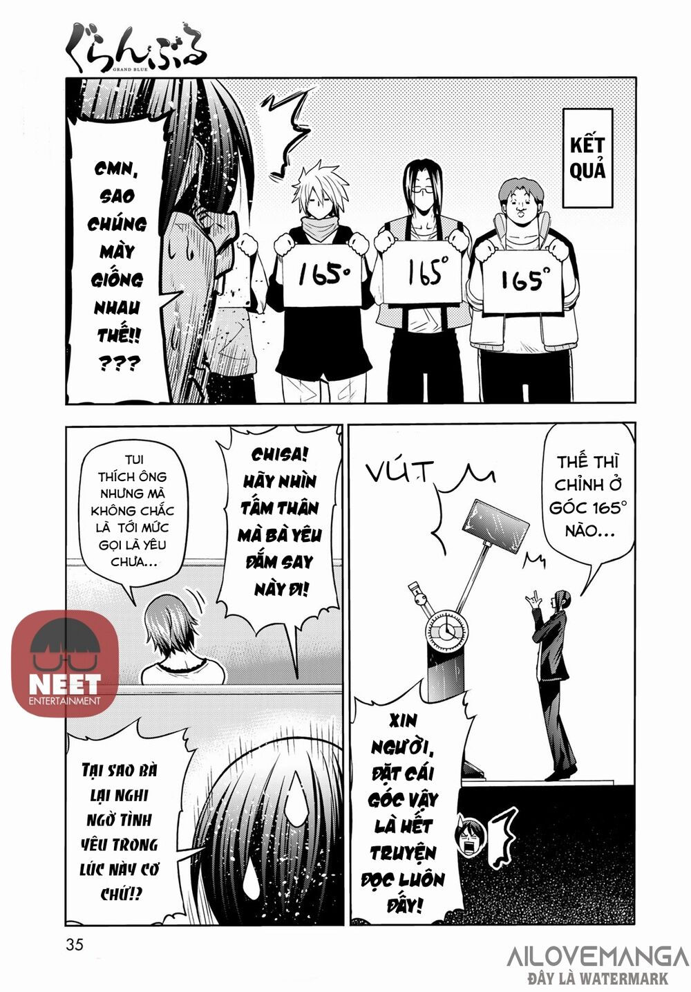 cô gái thích lặn - grand blue chapter 74 31