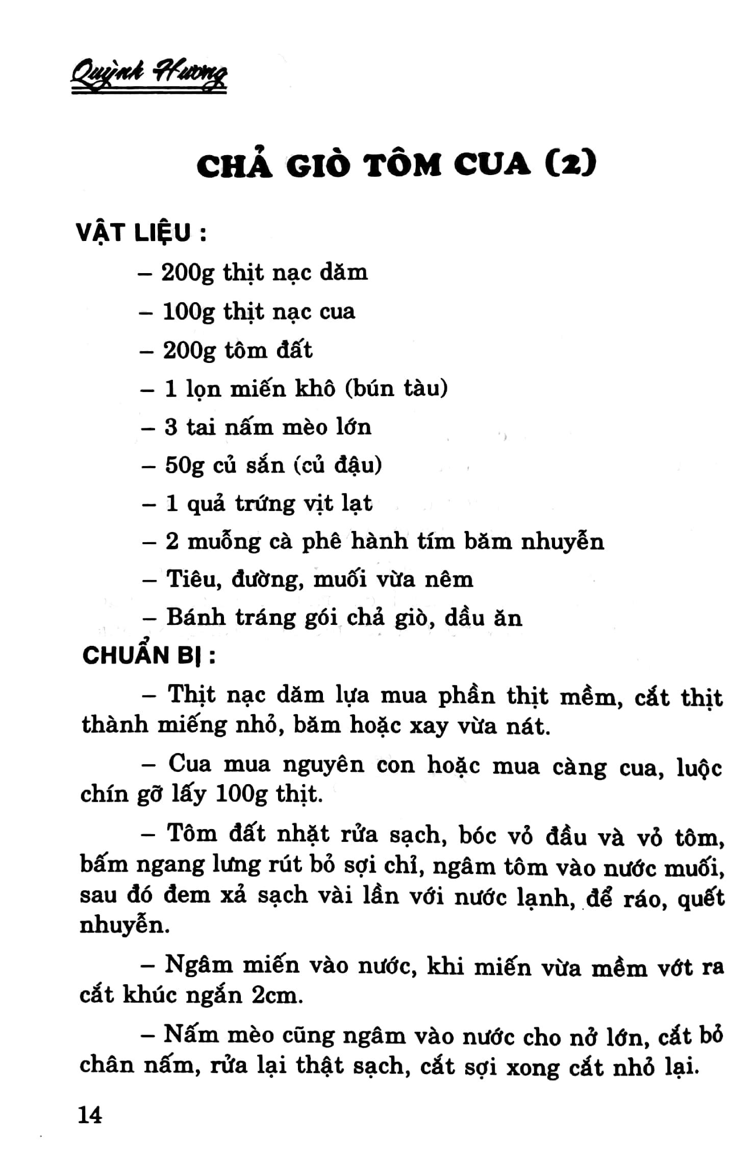 Sách Chả Giò Và Gỏi Cuốn