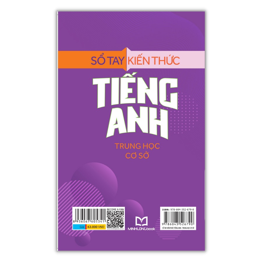 Sổ tay kiến thức tiếng Anh trung học cơ sở B63