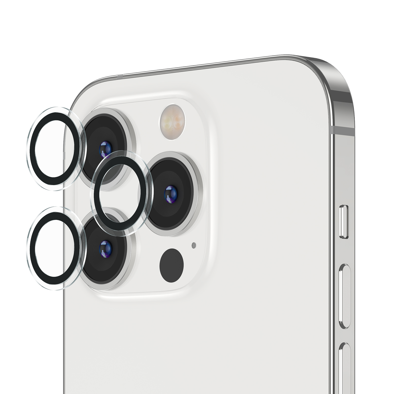 Miếng Dán Kính Cường Lực Camera ESR Tempered-Glass Camera Lens cho iPhone 14/ 14 Plus/ 14 Pro / 14 Pro Max - Hàng Chính Hãng