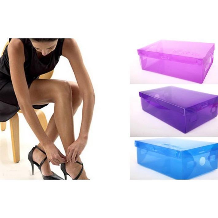 Combo 10 hộp đựng giày trong suốt
