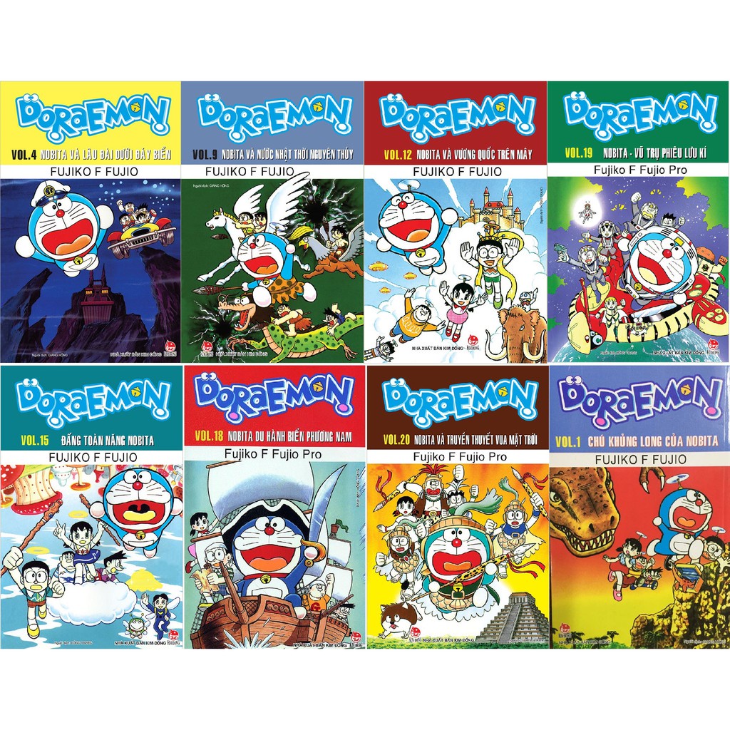 Trọn bộ 24 tập truyện Doraemon dài (Từ tập 1 đến tập 24)